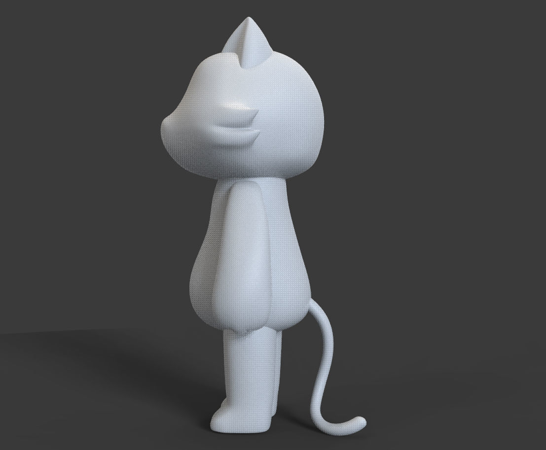 Cute Cat Platform Toy 3D print model_4