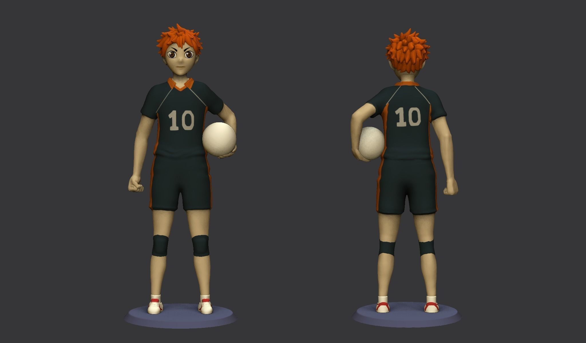 Hinata Shoyo- Anime 3D Printable Model 3D print model_1