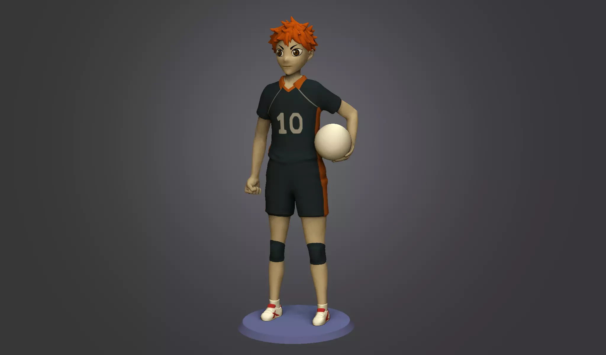 Hinata Shoyo- Anime 3D Printable Model 3D print model_0