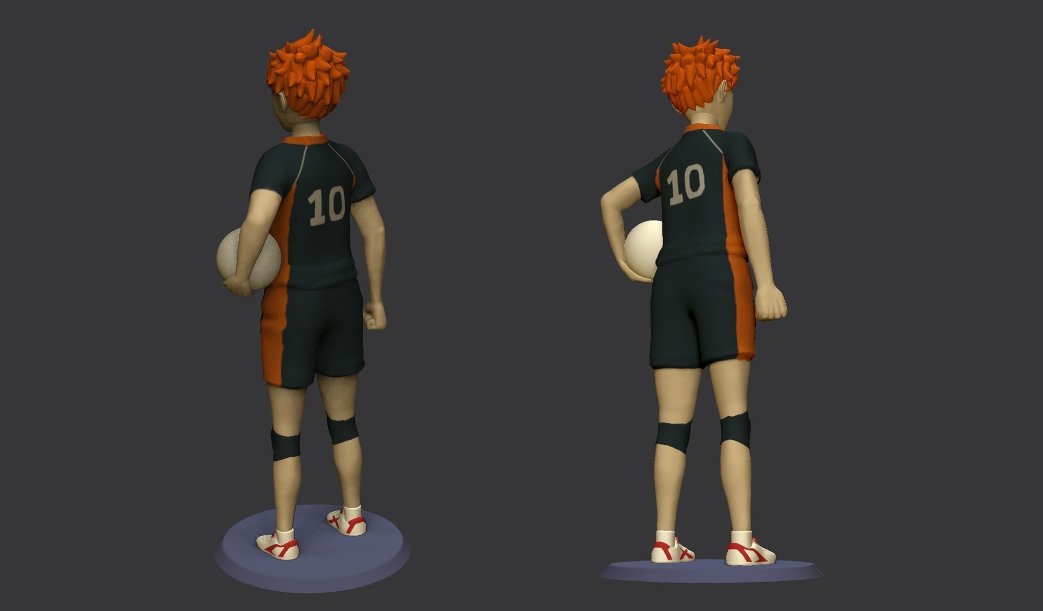 Hinata Shoyo- Anime 3D Printable Model 3D print model_3