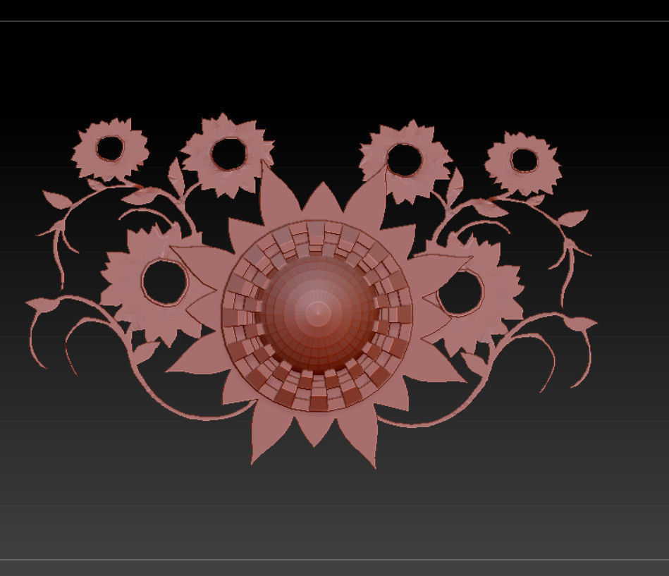 DTS - Model 3C - Hair Acc-B Low-poly 3D model_6
