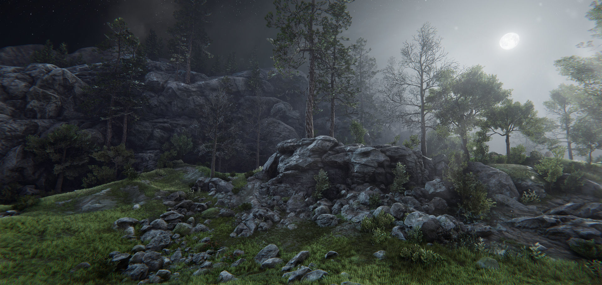 Rocky Hills Environment - Mega Pack Low-poly 3D model_13