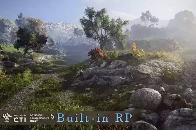 Rocky Hills Environment - Mega Pack Low-poly 3D model