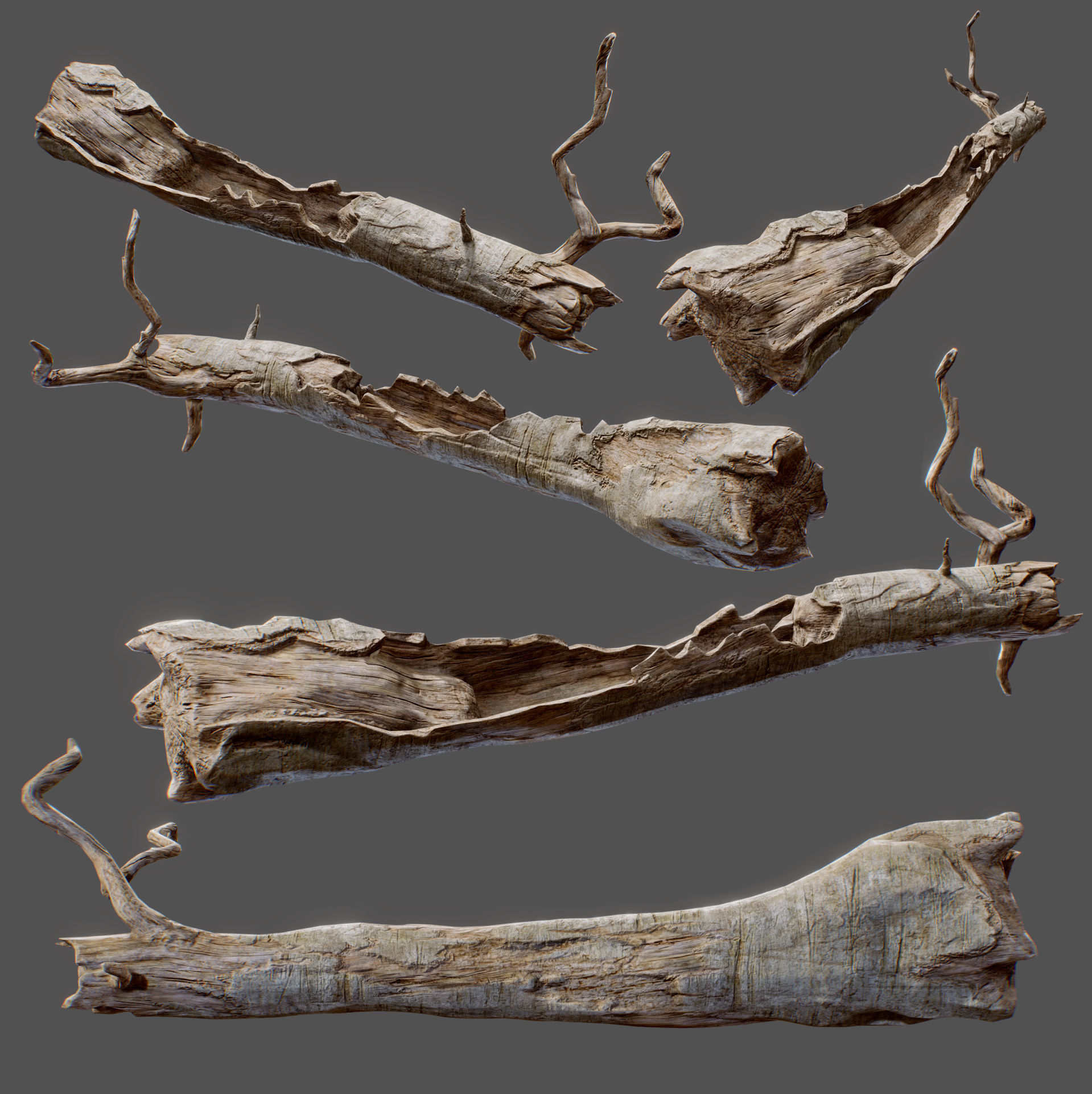 Rocky Hills Environment - Mega Pack Low-poly 3D model_53