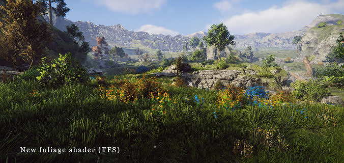 Rocky Hills Environment - Mega Pack Low-poly 3D model 6