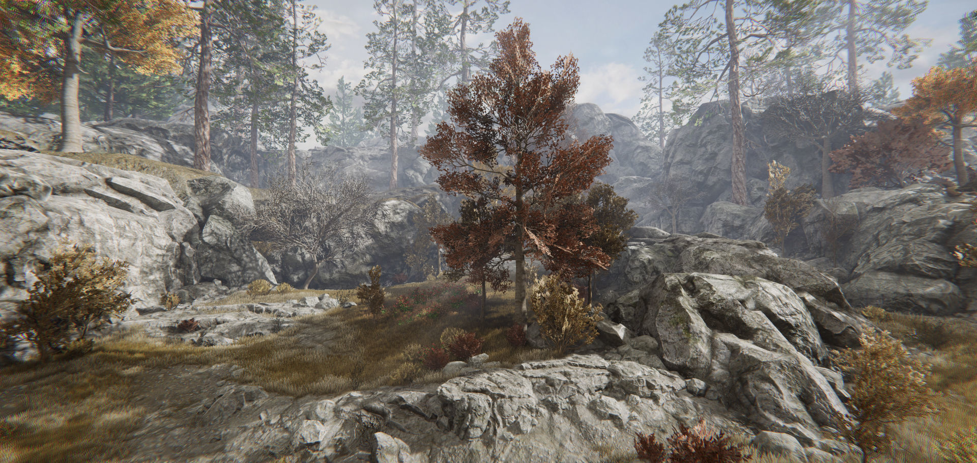 Rocky Hills Environment - Mega Pack Low-poly 3D model_36