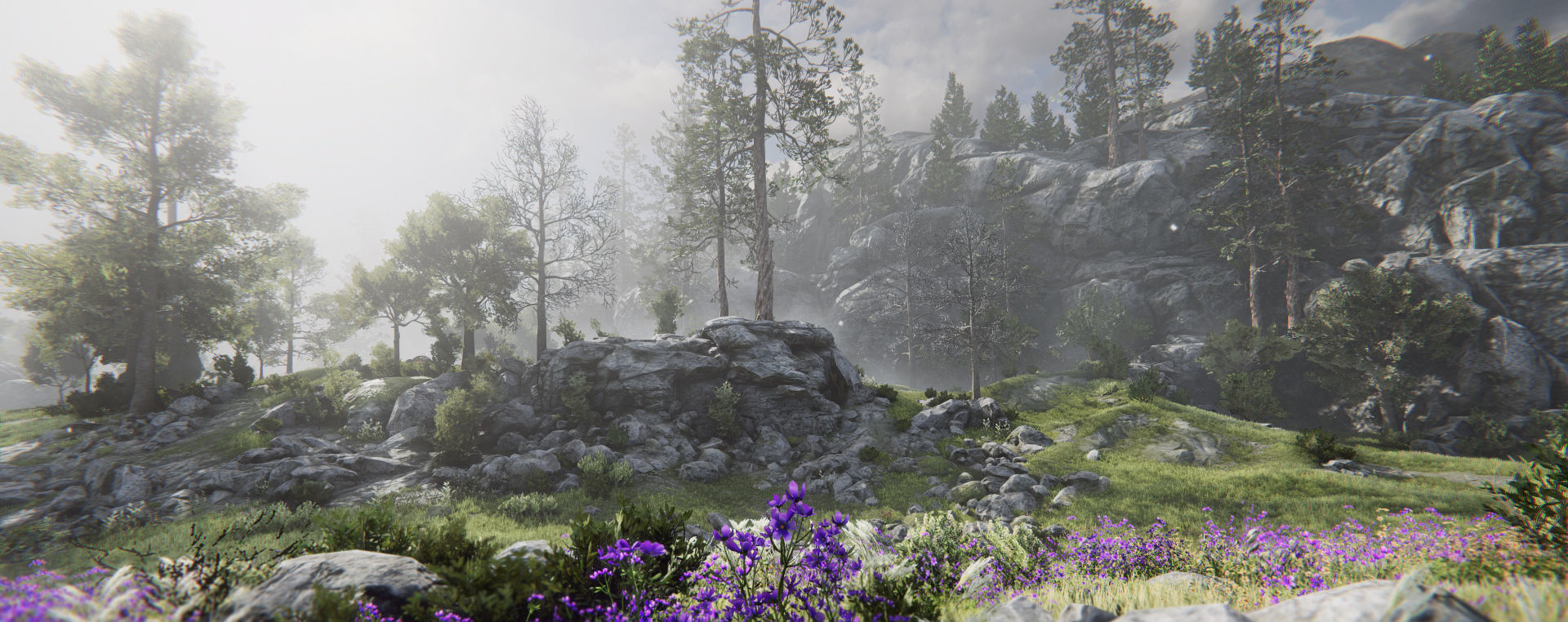 Rocky Hills Environment - Mega Pack Low-poly 3D model_11