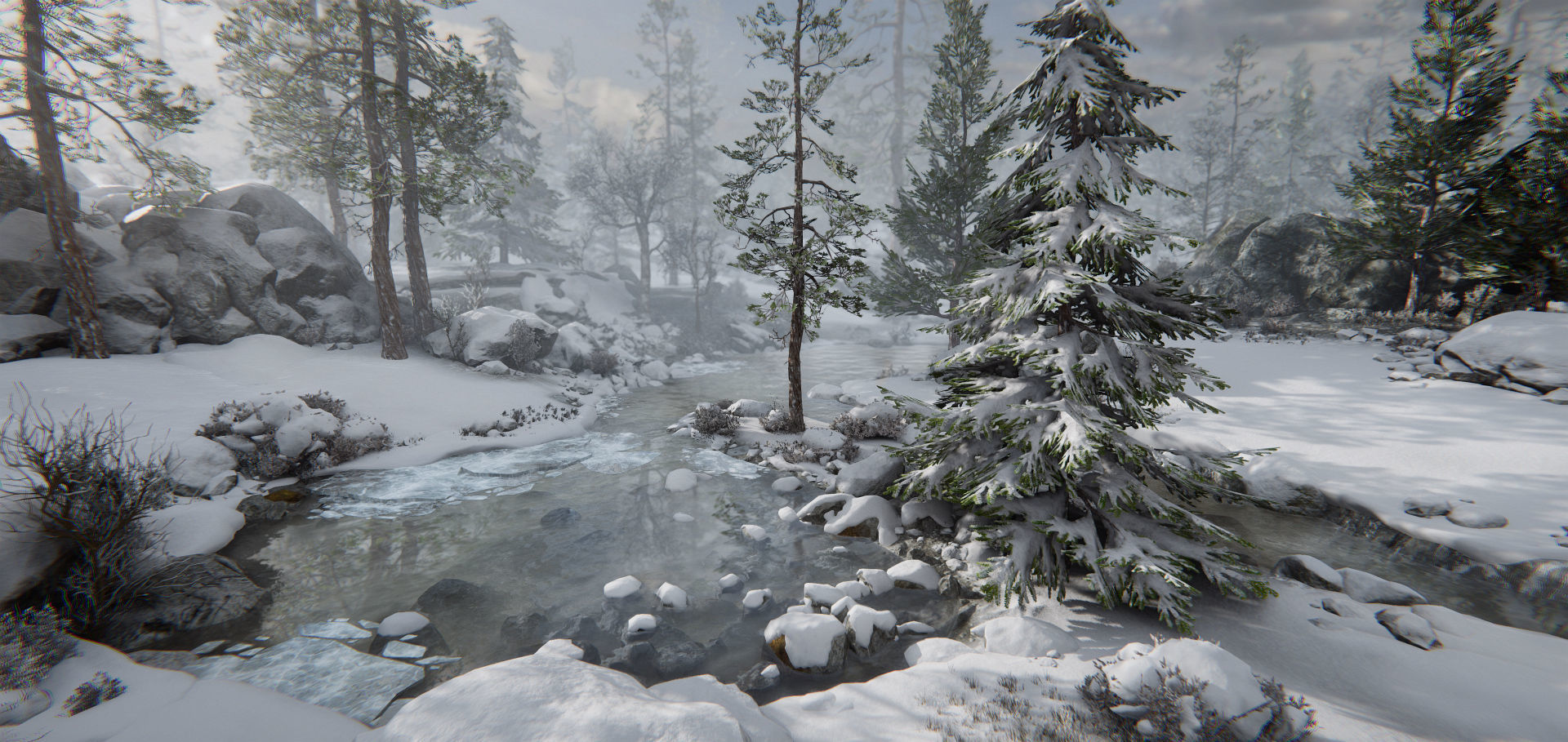 Rocky Hills Environment - Mega Pack Low-poly 3D model_37