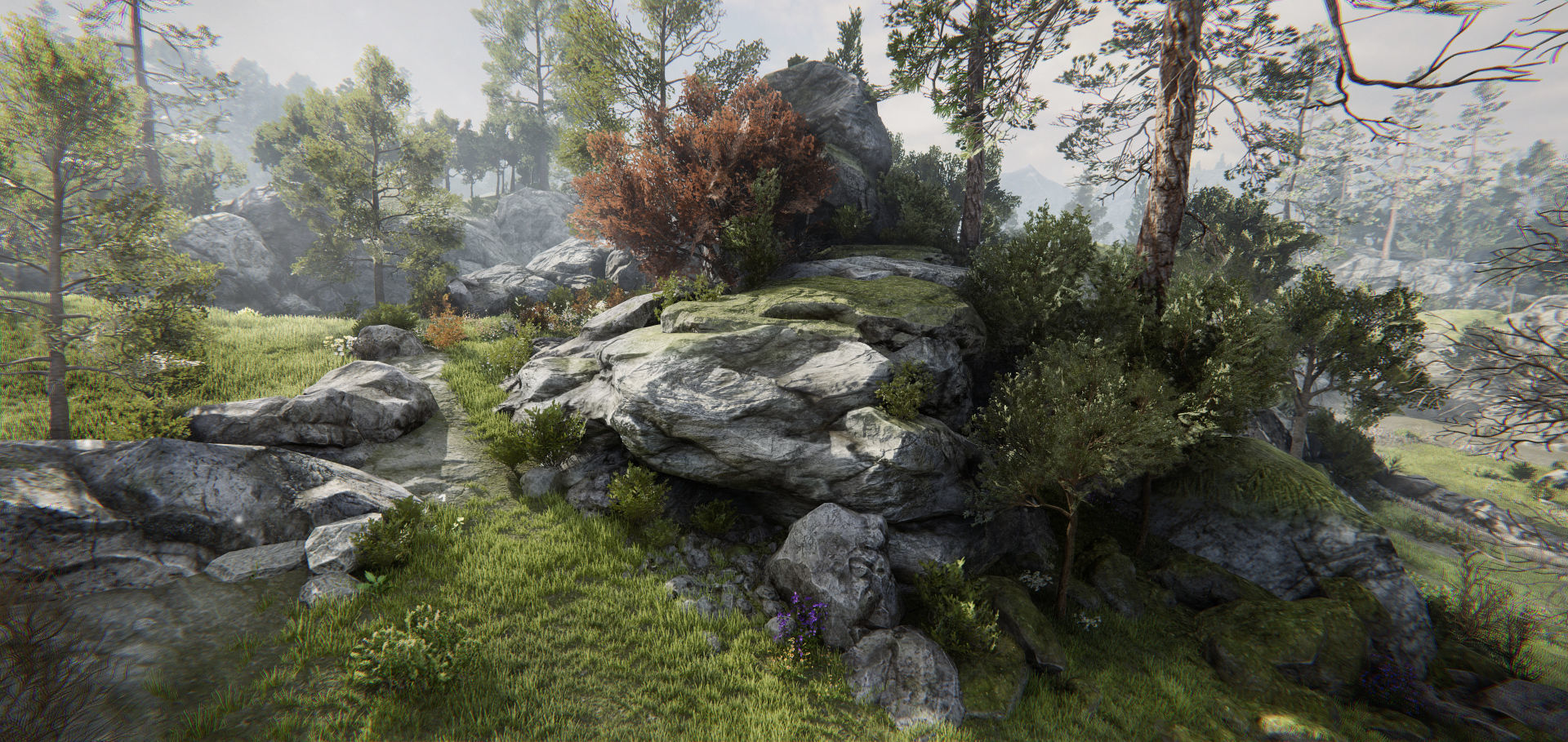 Rocky Hills Environment - Mega Pack Low-poly 3D model_24