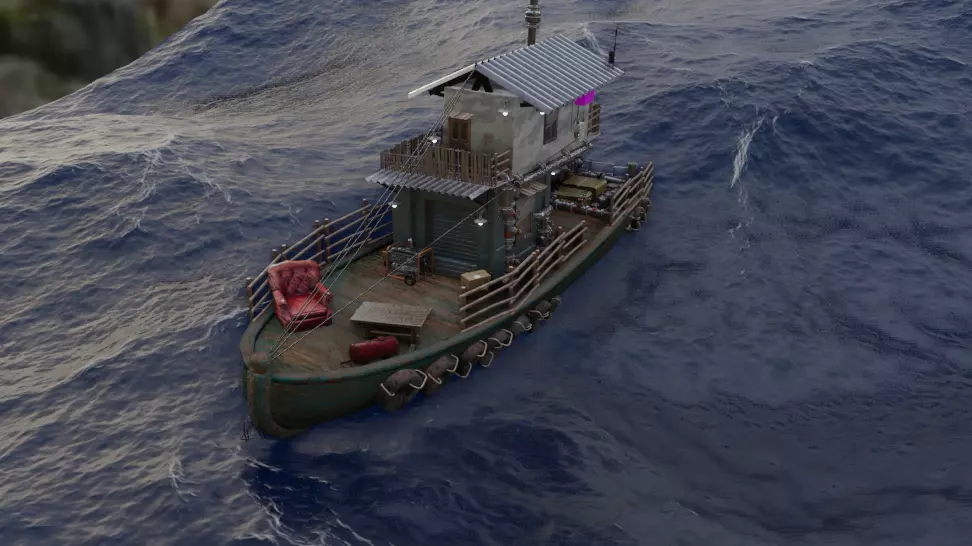 Realistic boat soda can Low-poly 3D model_0