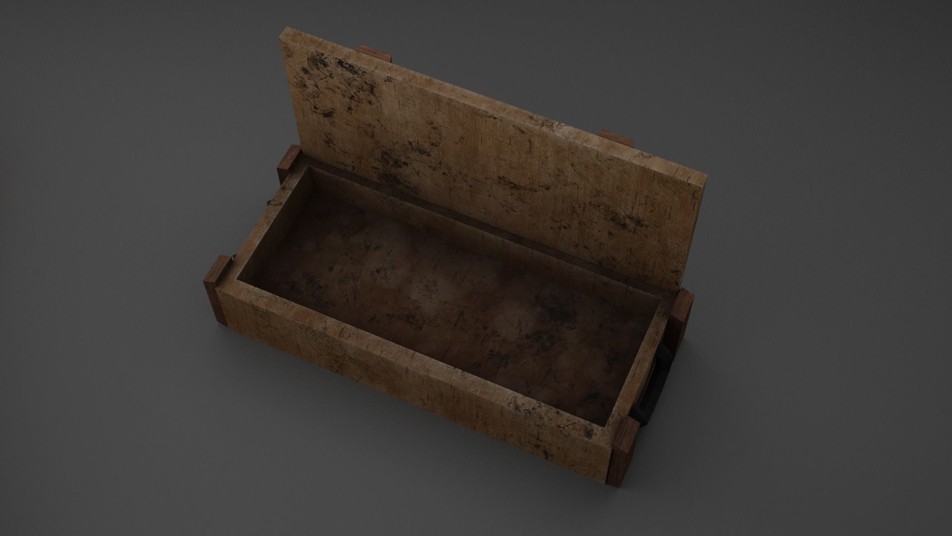 Crate and Tables Free low-poly 3D model_5
