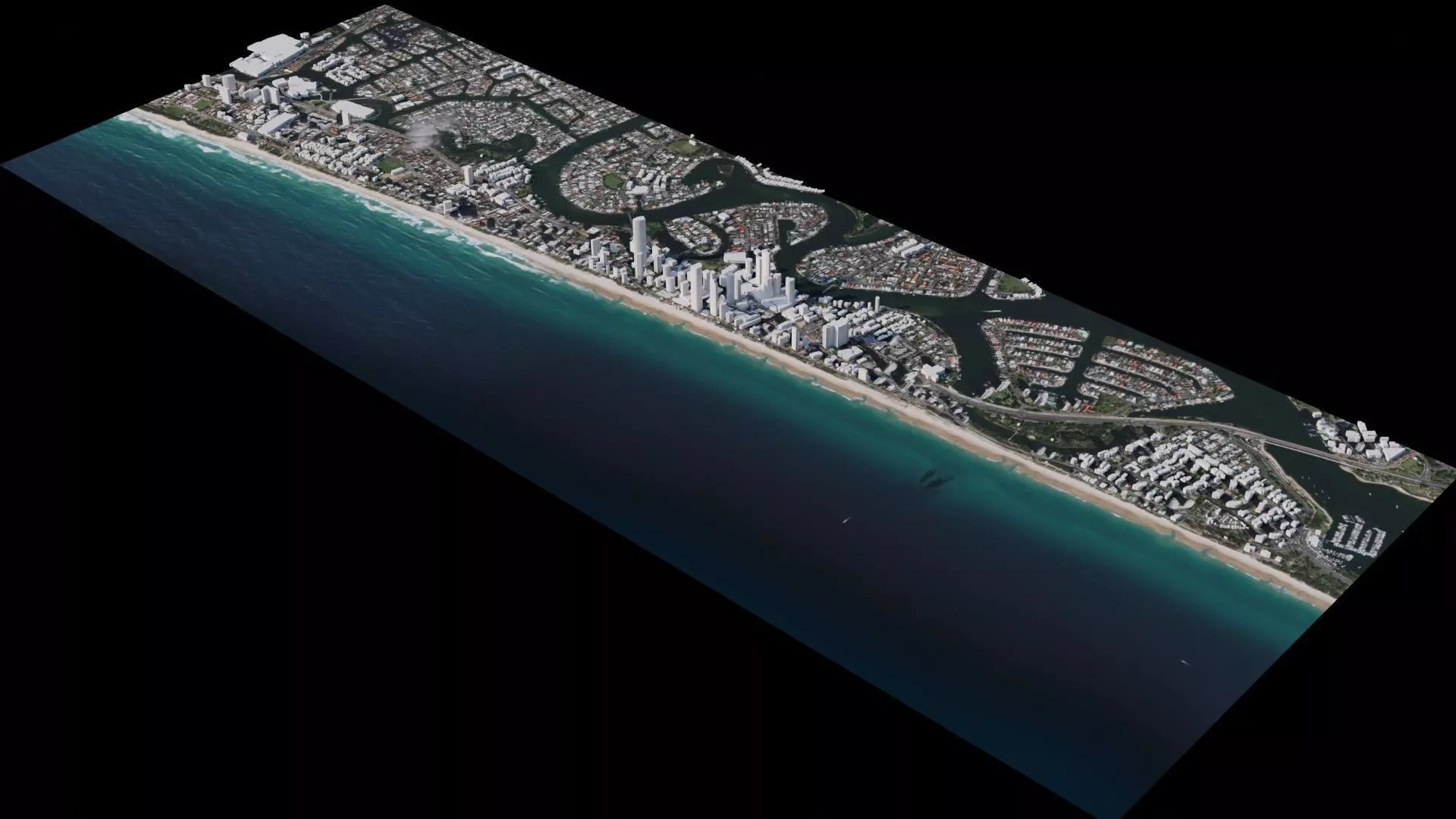 Gold Coast - Australia 3D model