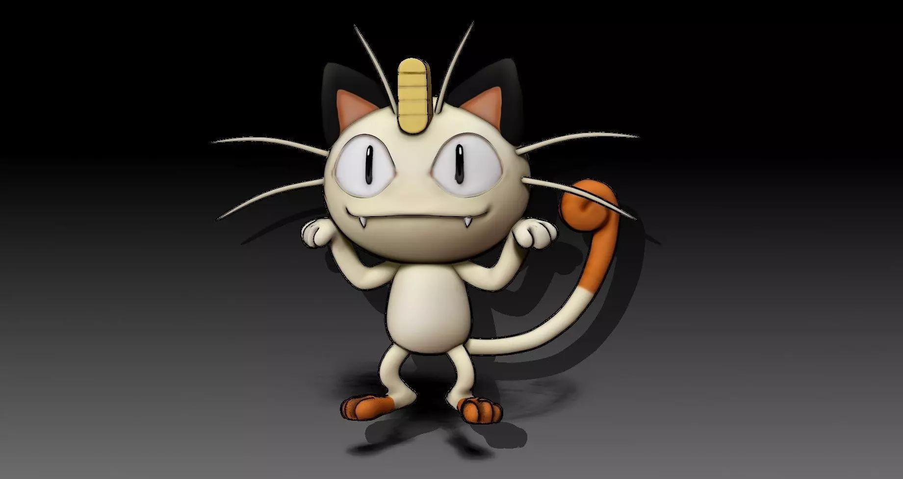 Meowth -Pokemon -3D Printable Figure - Toy 3D print model 3D print model