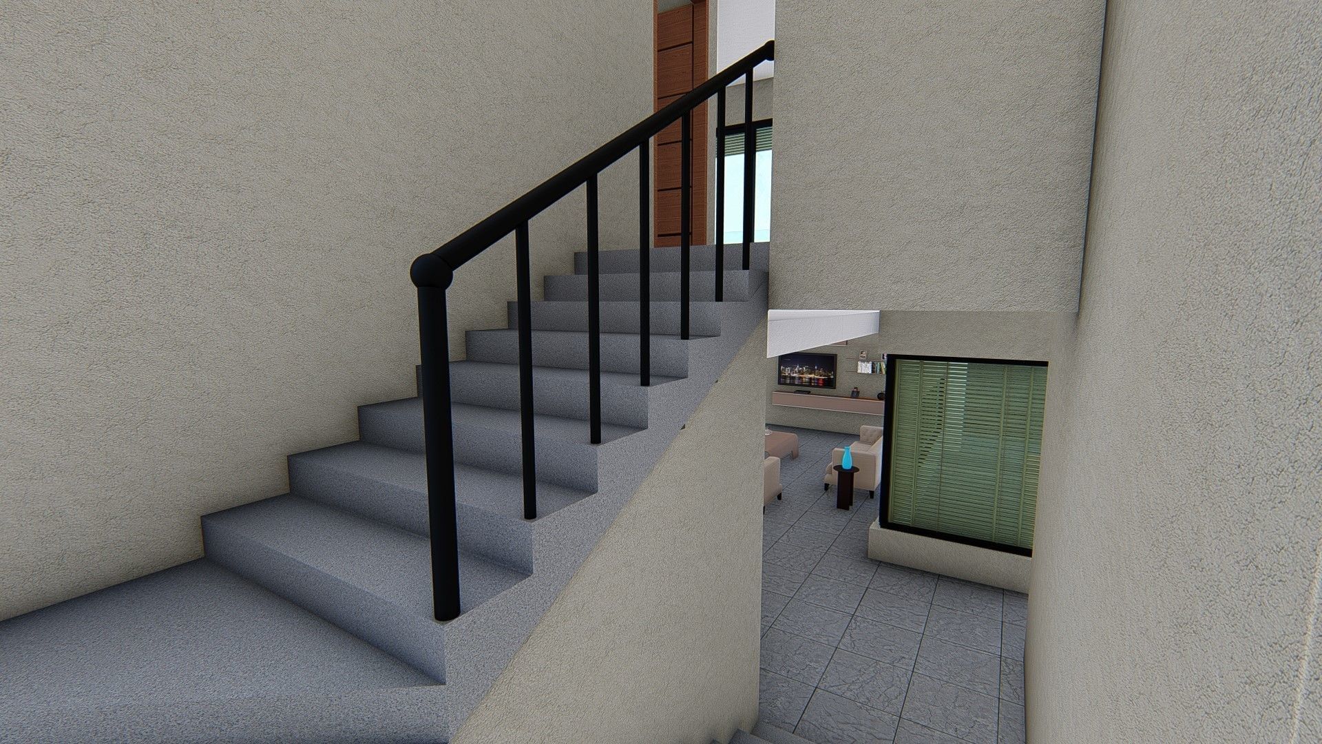 4 villa 2d 3d interior exterior walkthrough 3D model_35