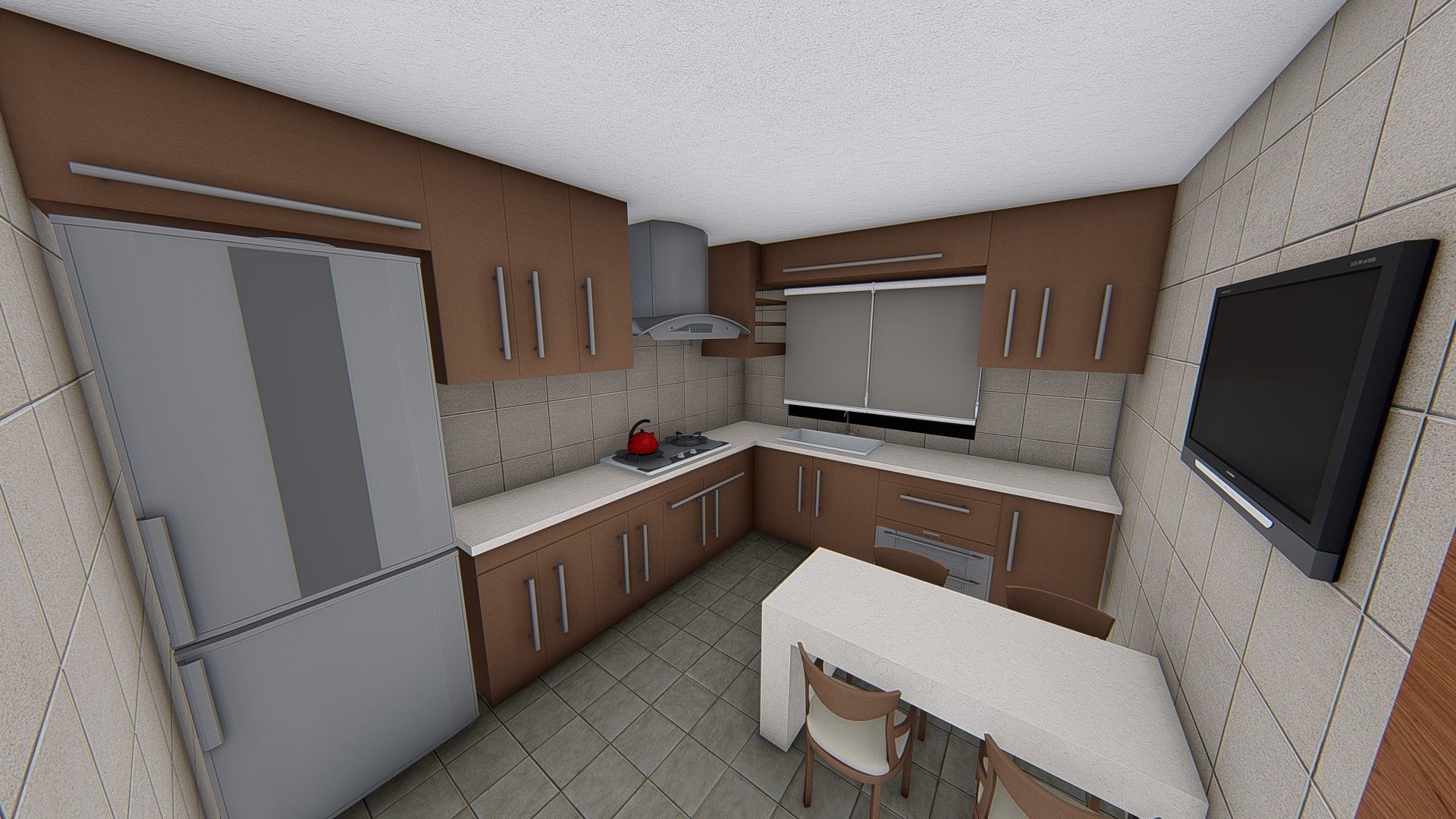 4 villa 2d 3d interior exterior walkthrough 3D model_33