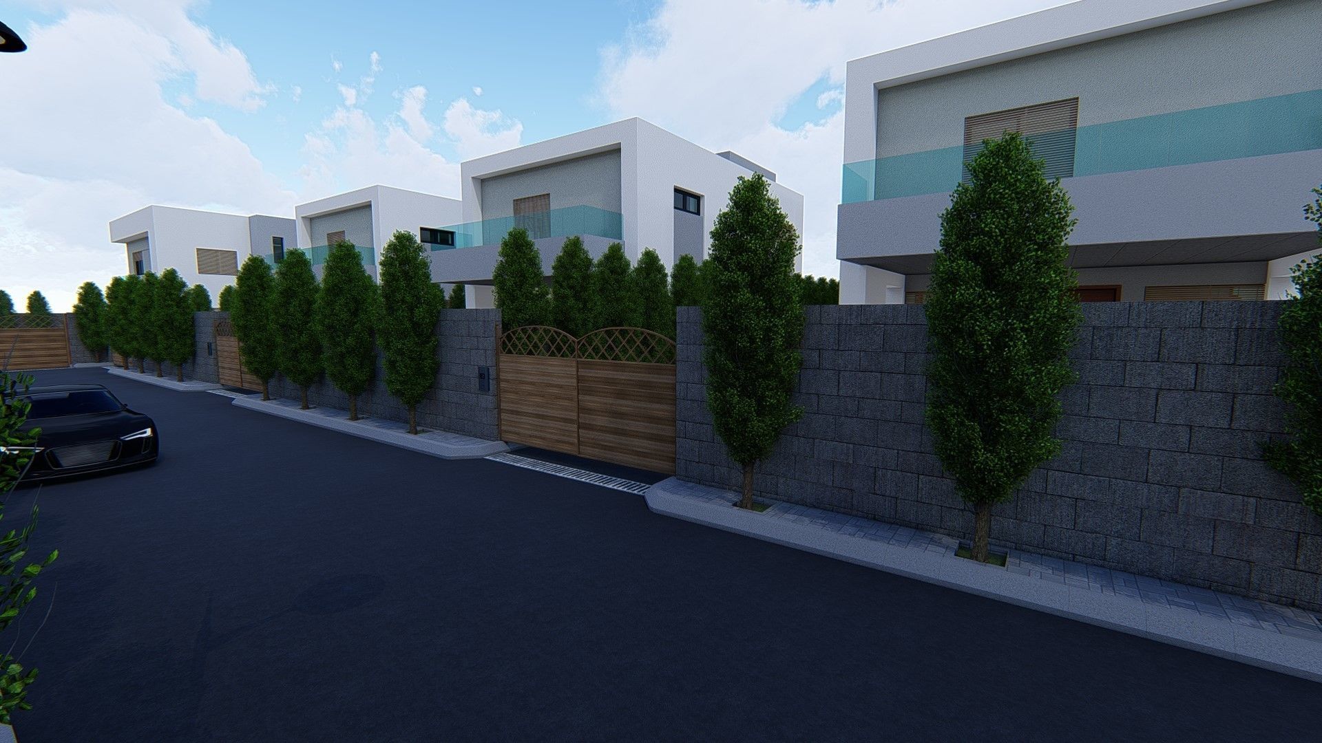 4 villa 2d 3d interior exterior walkthrough 3D model_23