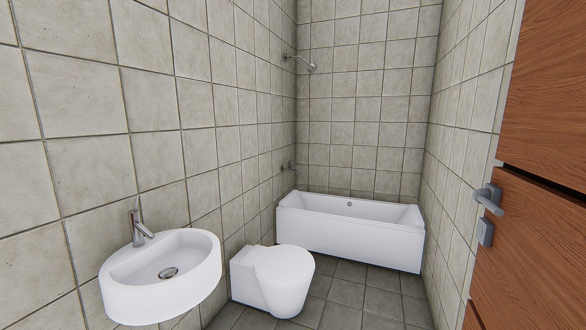 4 villa 2d 3d interior exterior walkthrough 3D model_29