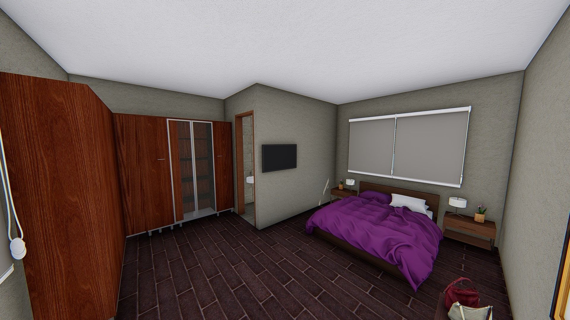 4 villa 2d 3d interior exterior walkthrough 3D model_31