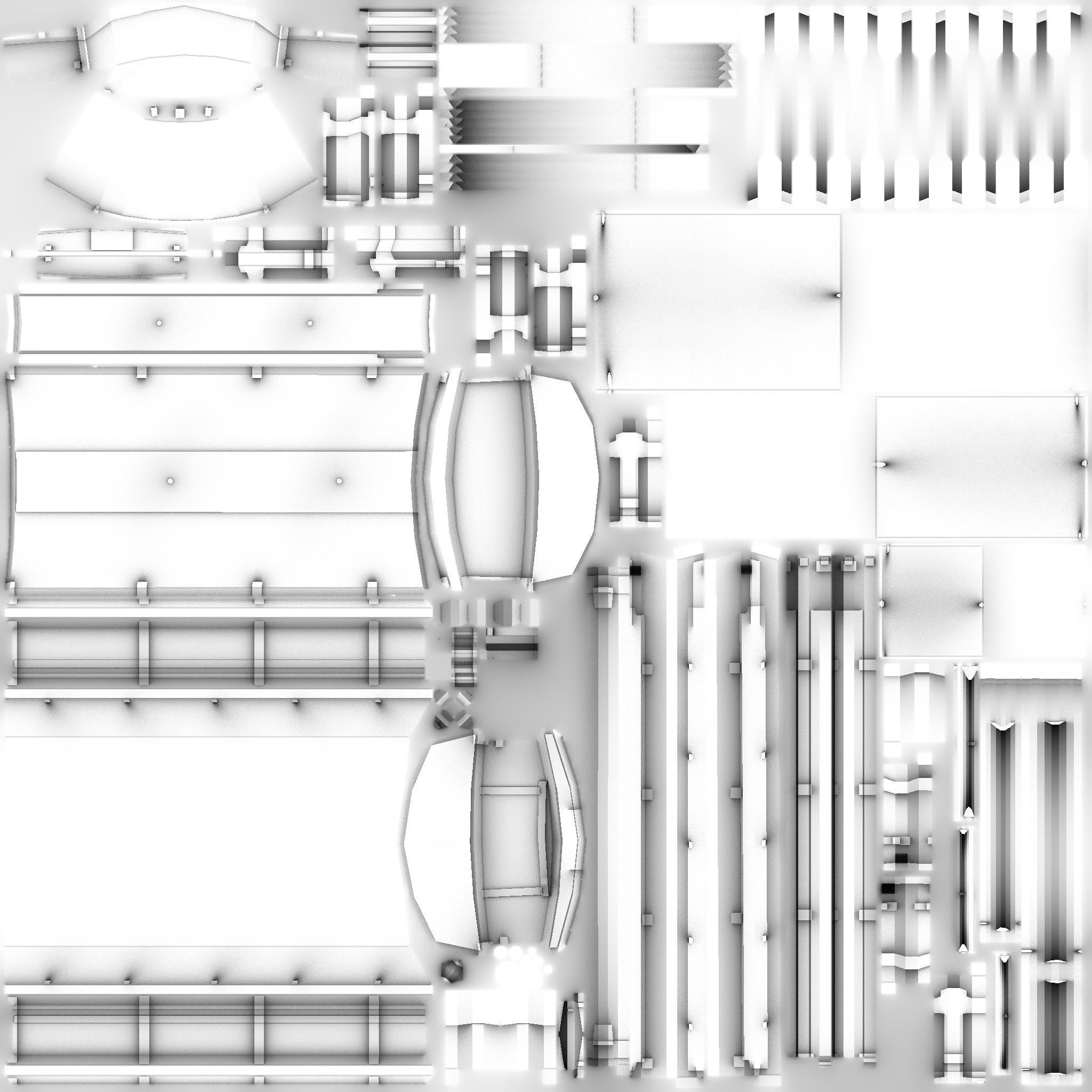 Korean Turtle Ship - Medieval Warship 05 Low-poly 3D model_13