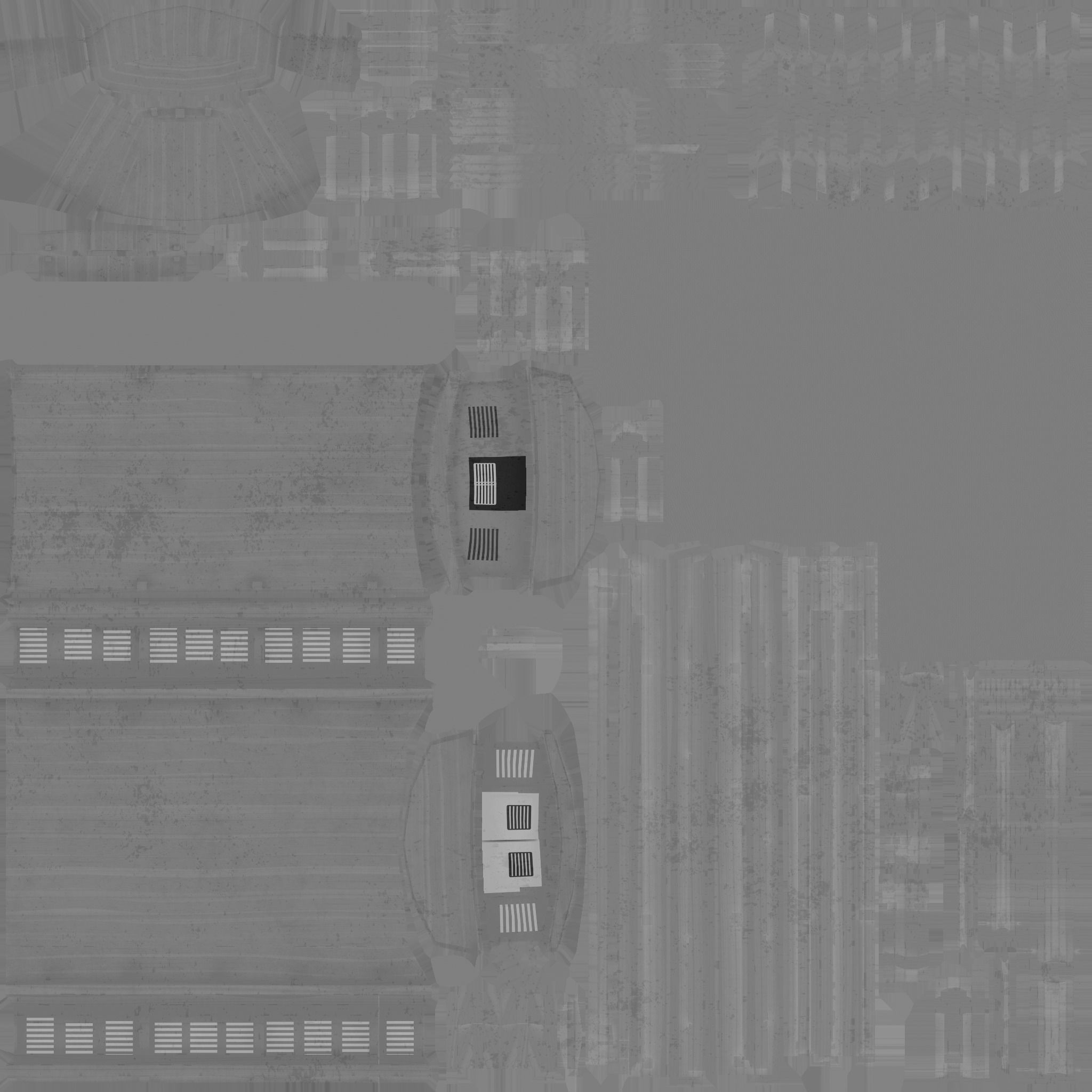 Korean Turtle Ship - Medieval Warship 05 Low-poly 3D model_15