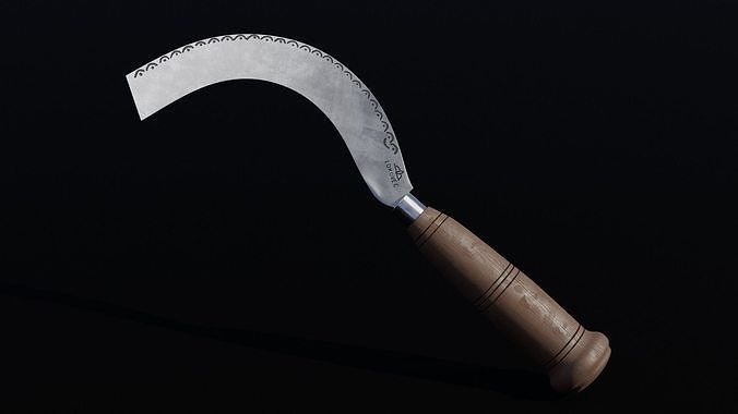 Decorated Sickle 3D model