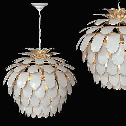 Cynara Grande Chandelier 3D model