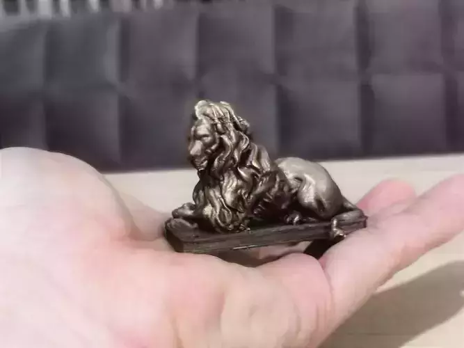Lion Sculpture-3D print model -Lion statue