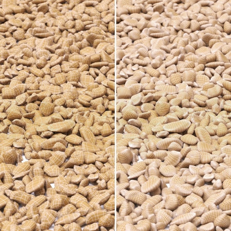 River pebble mix 01 3D model_4