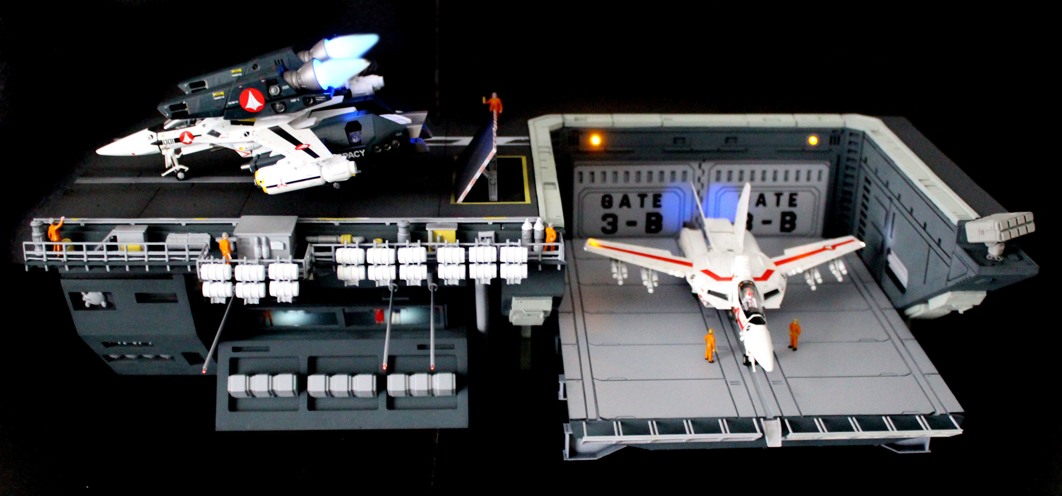 Set5 - Macross SDF1 Prometheus Hangar complete set 3D print model_41