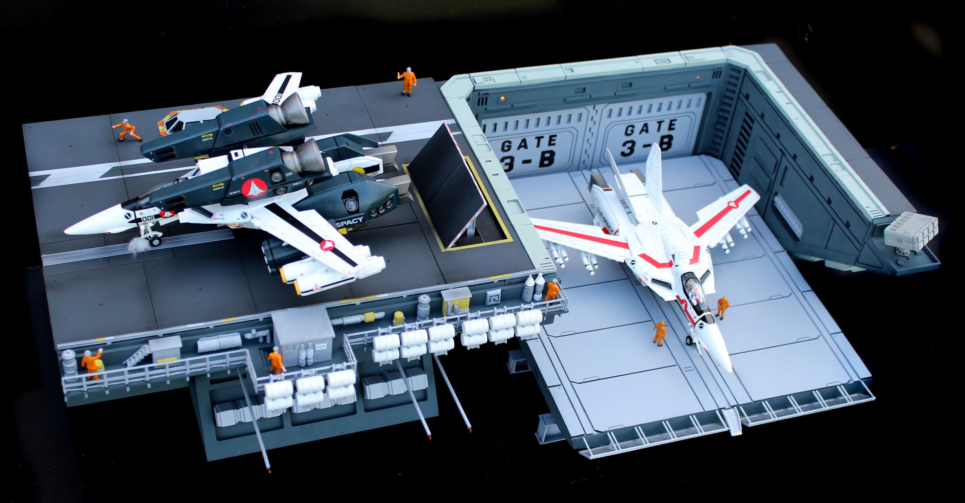Set5 - Macross SDF1 Prometheus Hangar complete set 3D print model_28