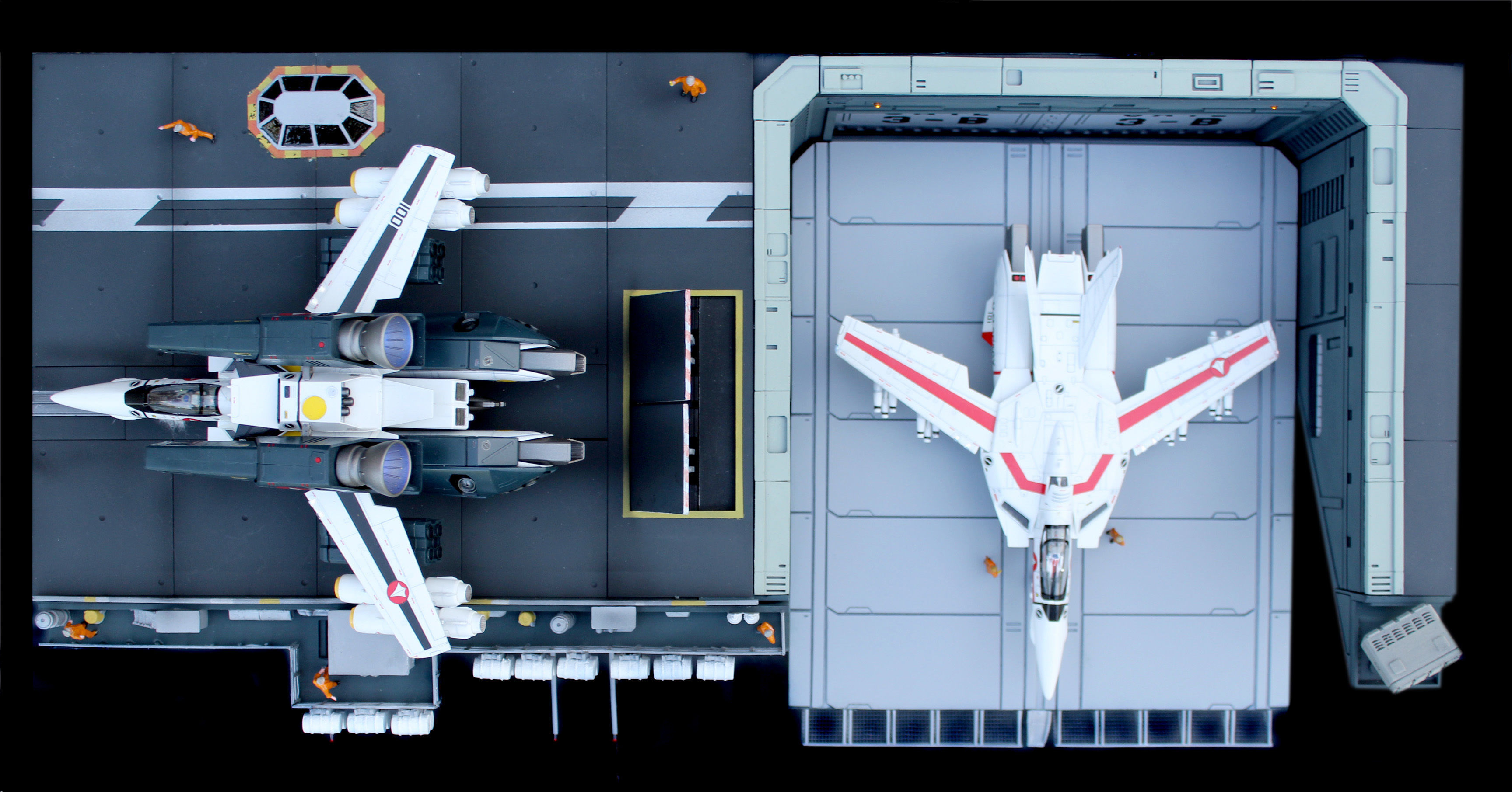 Set5 - Macross SDF1 Prometheus Hangar complete set 3D print model_42