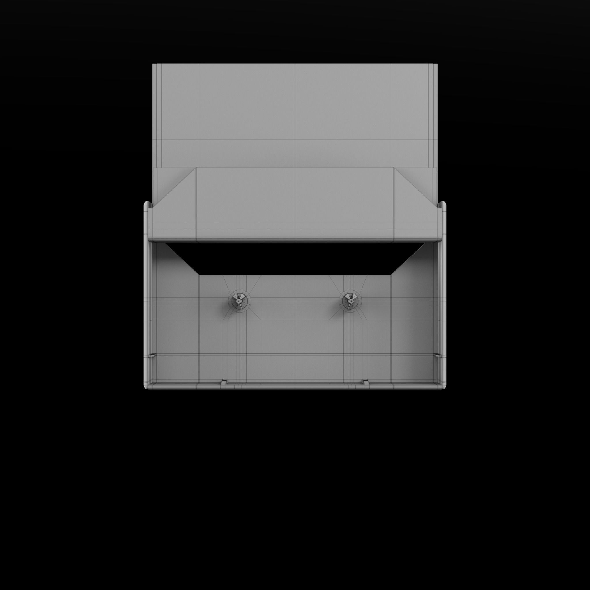 Audio Cassette Tape with Box 3D model_13