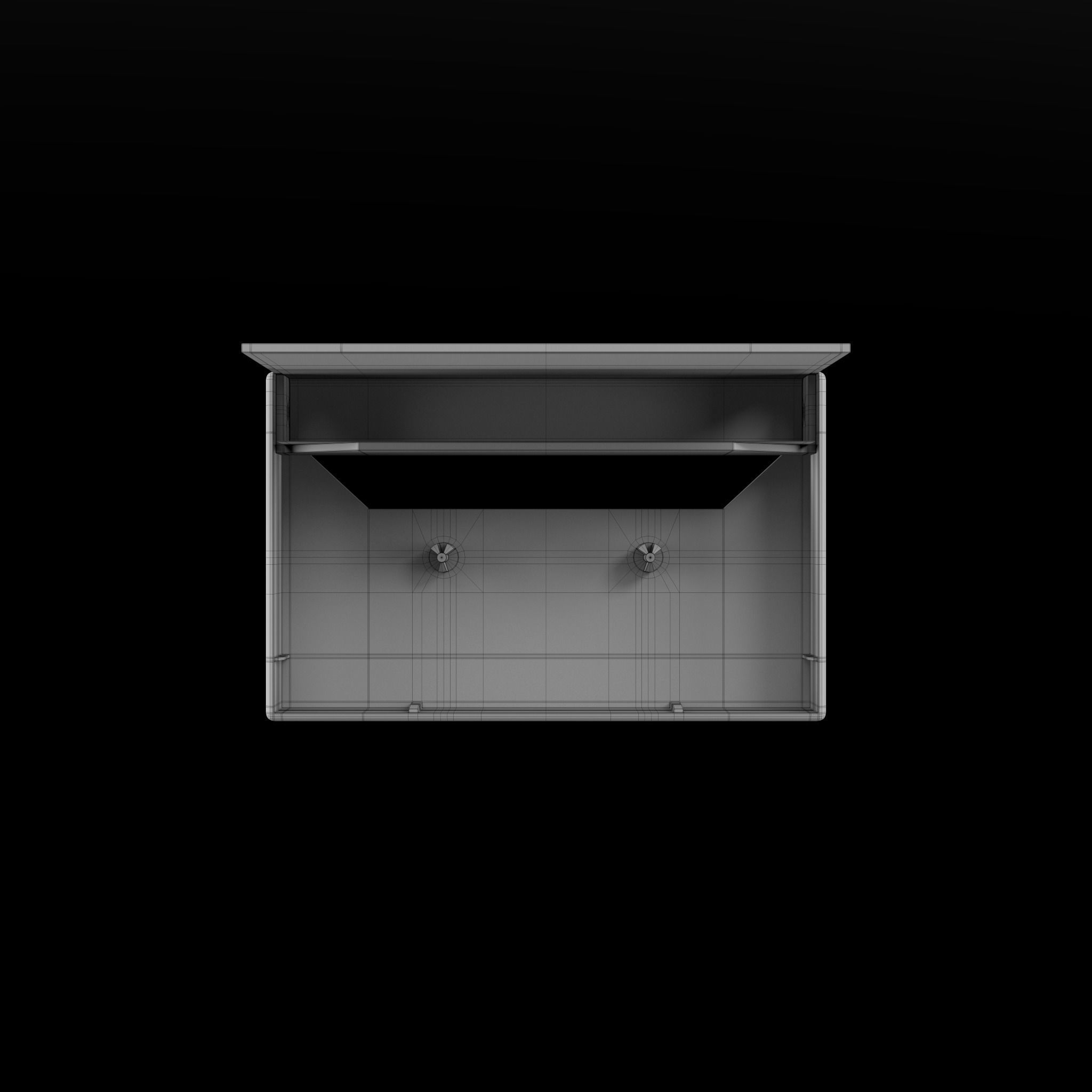 Audio Cassette Tape with Box 3D model_11