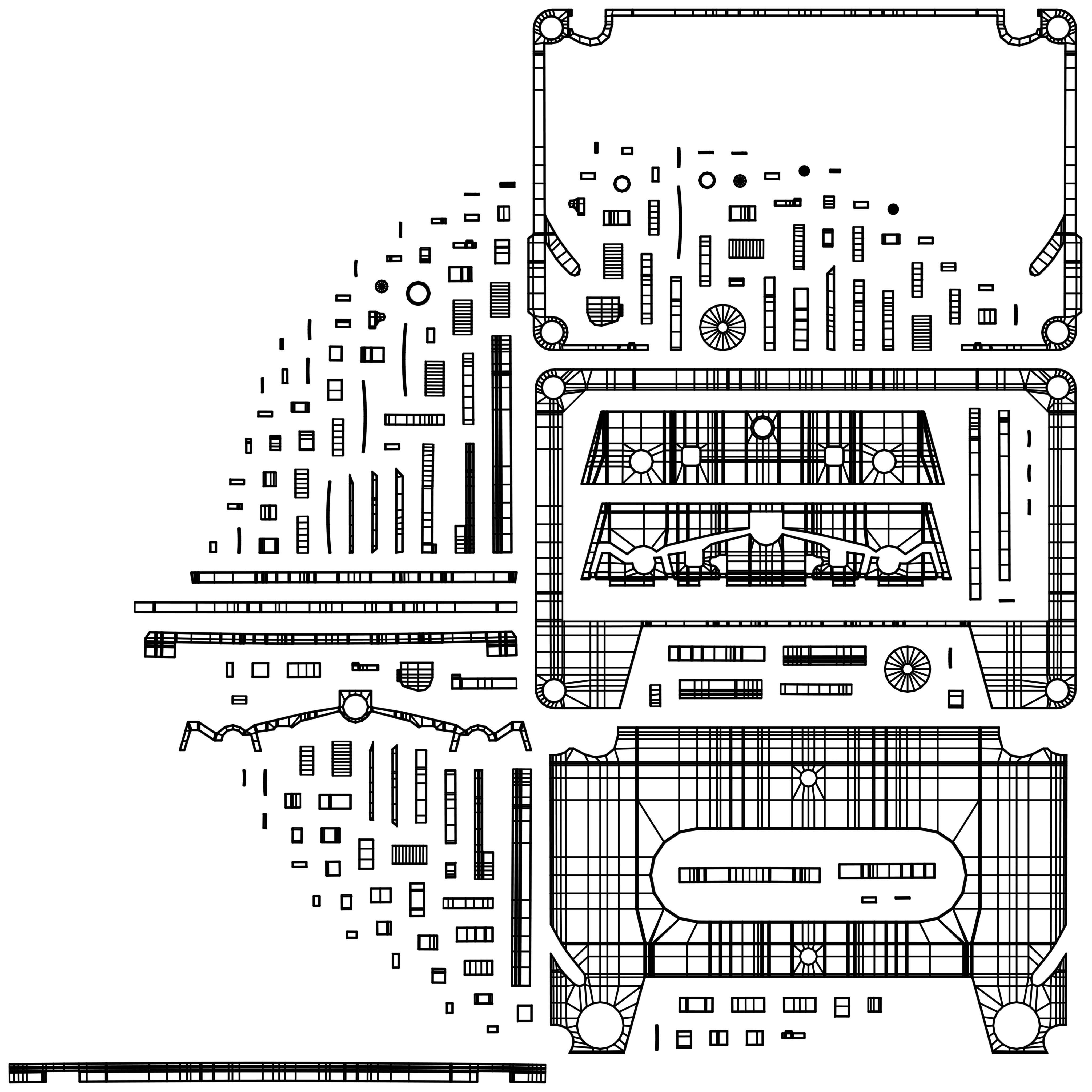 Audio Cassette Tape with Box 3D model_17