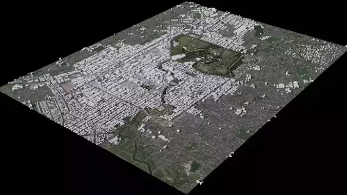 Christchurch - New Zealand 3D model