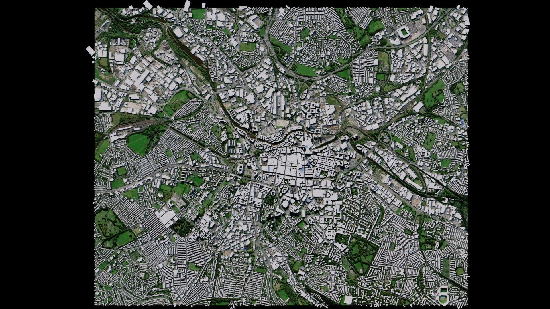 Leeds - England 3D model_2
