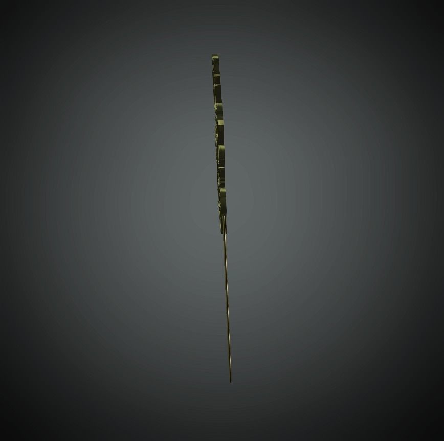 DTS - Model3D - Hair Acc B Low-poly 3D model_3