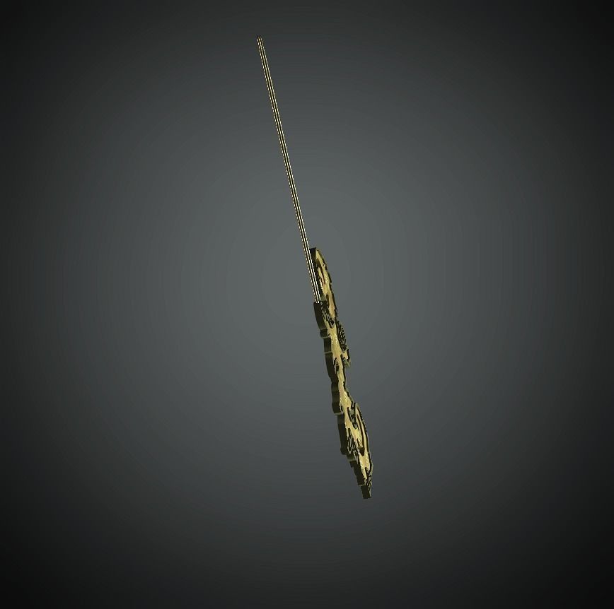 DTS - Model3D - Hair Acc B Low-poly 3D model_2