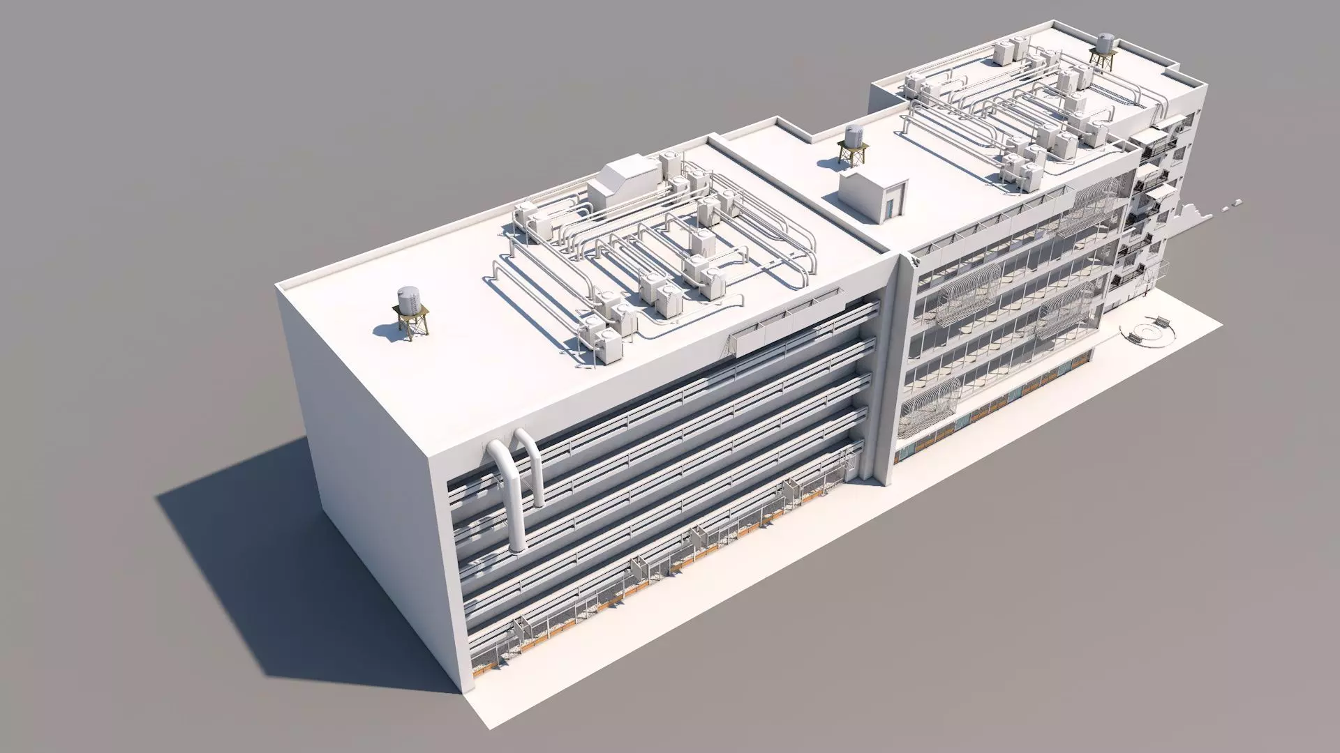 Slum Building 1 3D model_0