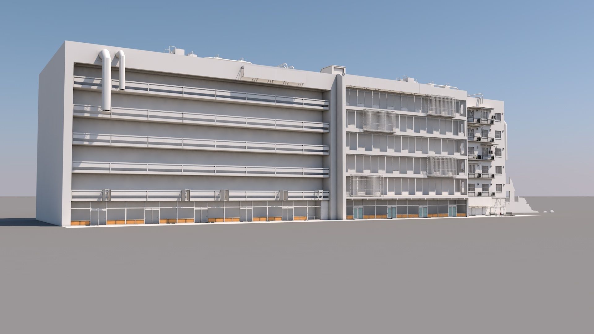 Slum Building 1 3D model_1