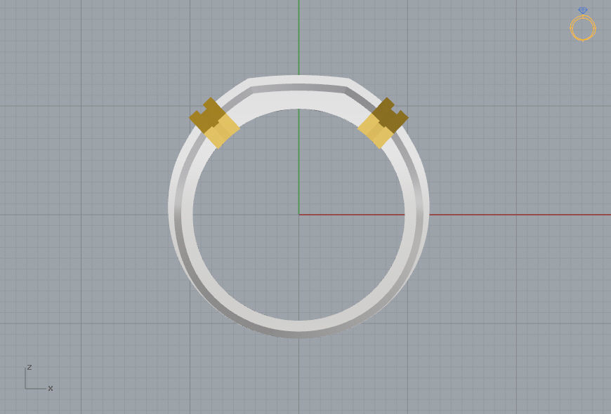 Man Ring 03 3D print model_10
