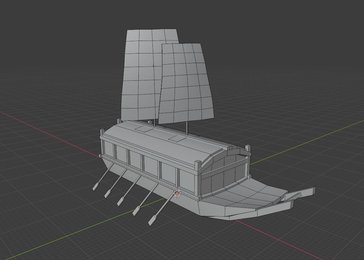 05 Korean Turtle Ships - Medieval Warship Pack Asset 3D Model Collection_8