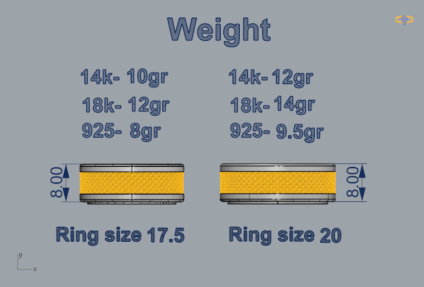 Wedding Bands 06 3D print model_4