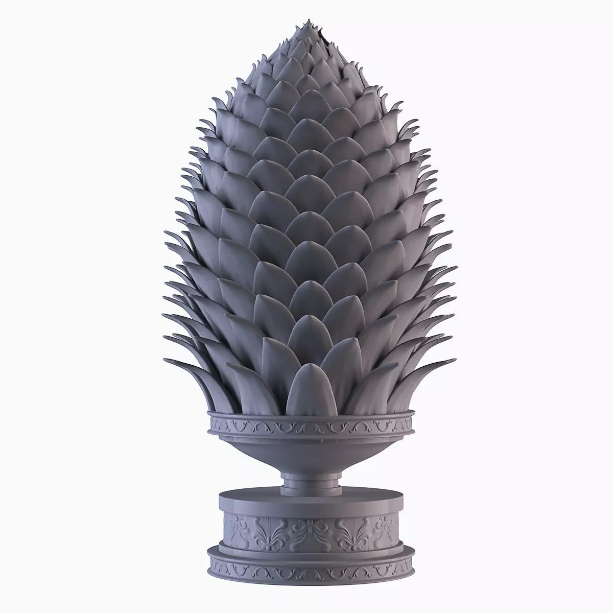 Pine Cone 3D print model_0