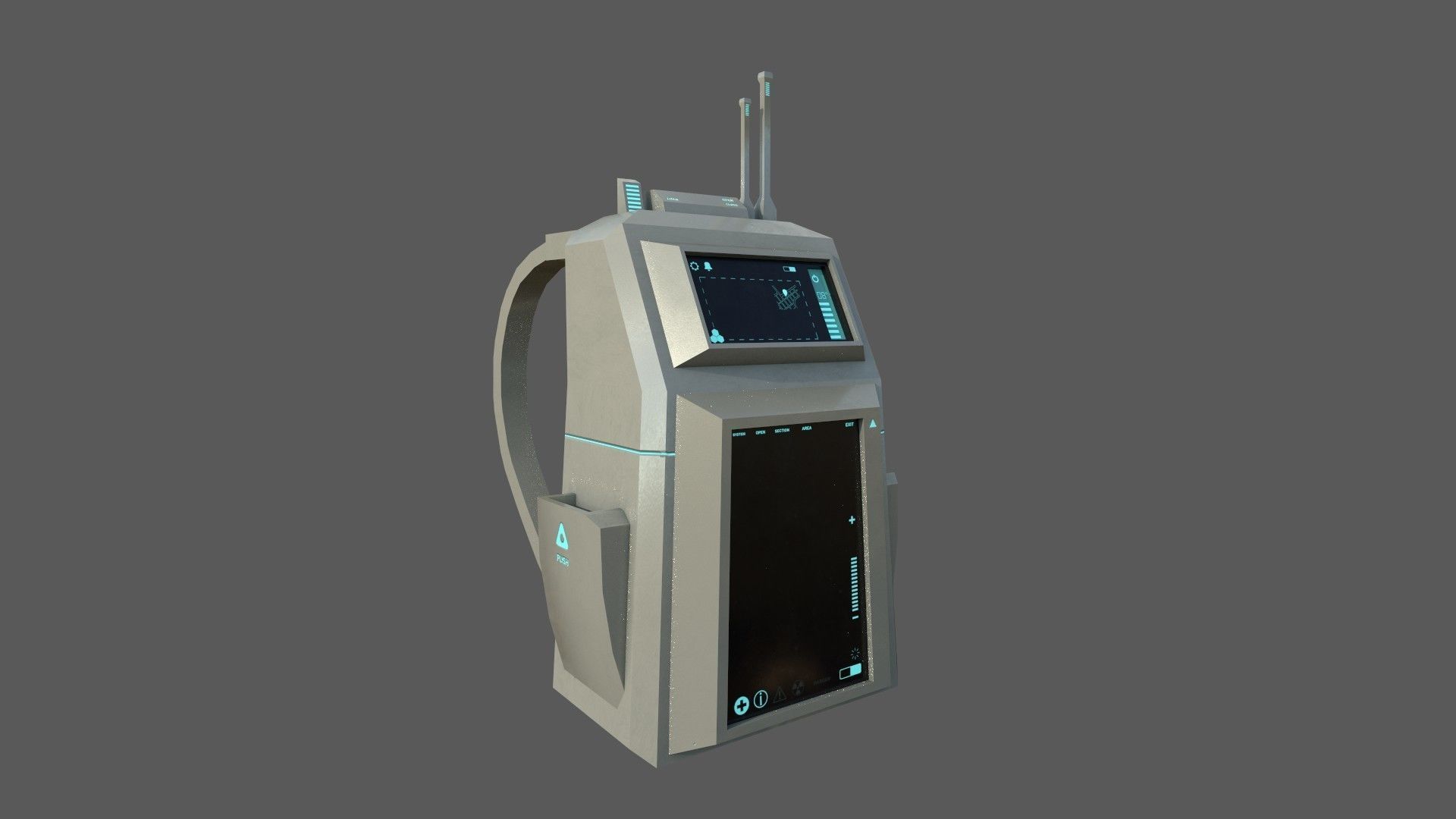 05 Sci-Fi Backpack Pack - Asset Character Design 3D Model Collection_6