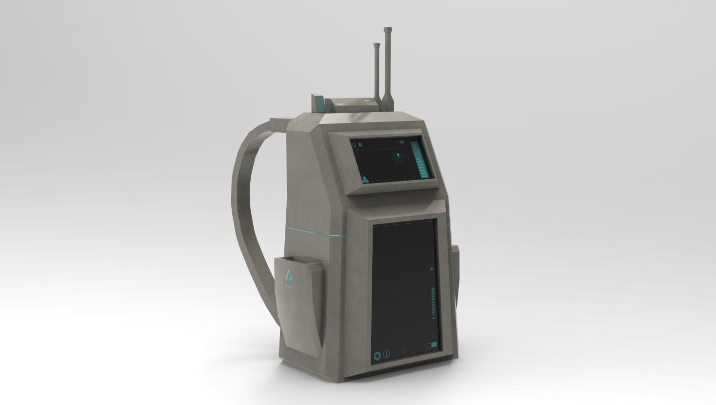 05 Sci-Fi Backpack Pack - Asset Character Design 3D Model Collection_7