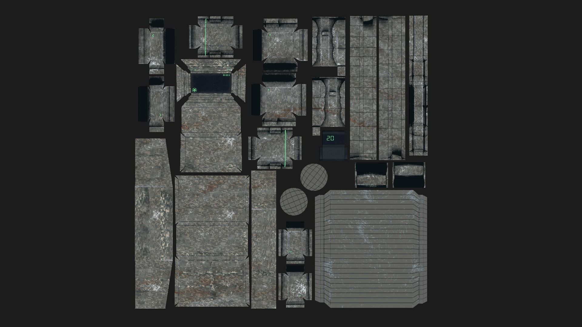 05 Sci-Fi Backpack Pack - Asset Character Design 3D Model Collection_20