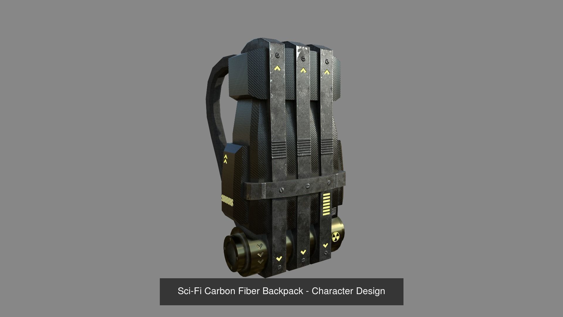 05 Sci-Fi Backpack Pack - Asset Character Design 3D Model Collection_4
