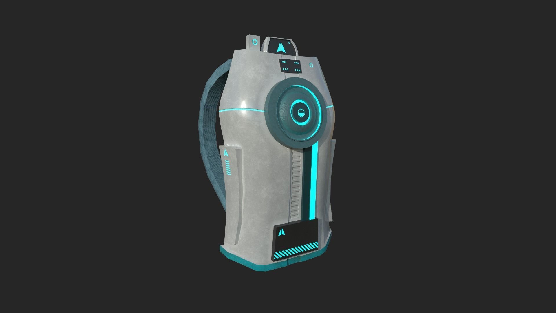 05 Sci-Fi Backpack Pack - Asset Character Design 3D Model Collection_11