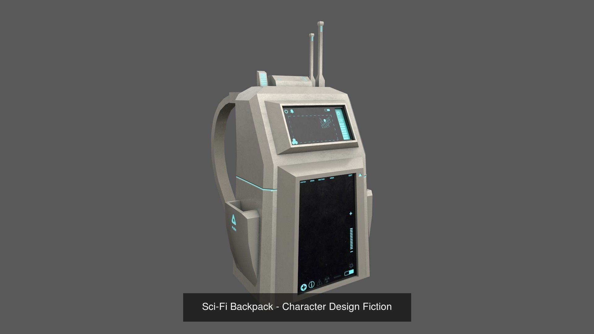 05 Sci-Fi Backpack Pack - Asset Character Design 3D Model Collection_1
